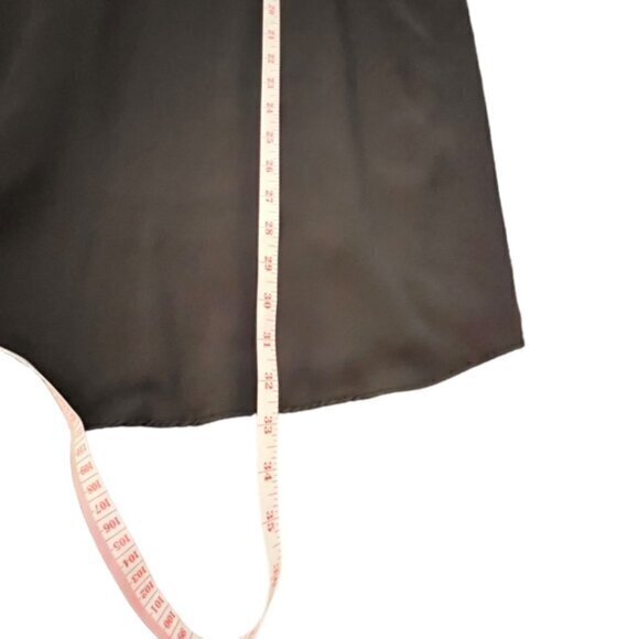 Torrid Georgette Embellished Beaded Choker‎ Tank 4X Black Neck Tie Blouse Top - Picture 10 of 14